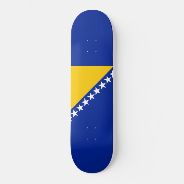 Flag of Bosnia and Herzegovina Skateboard (Front)