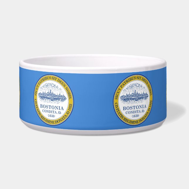 Flag of Boston, Massachusetts Bowl (Front)