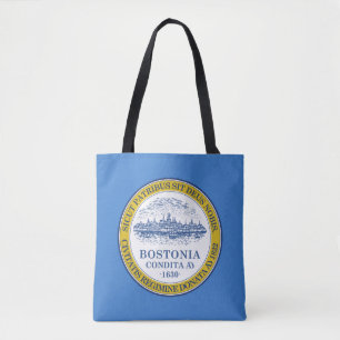 Flag of Boston, Massachusetts Tote Bag