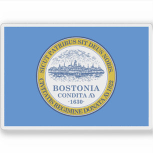 Flag of Boston, Massachusetts, USA
