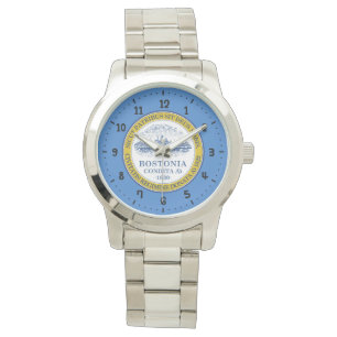 Flag of Boston, Massachusetts Wristwatch