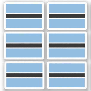 Flag of Bostwana - a collection Sticker
