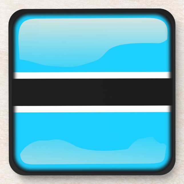 Flag of Botswana Coaster (Front)