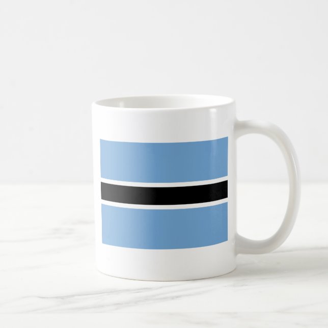 Flag of Botswana Coffee Mug (Right)
