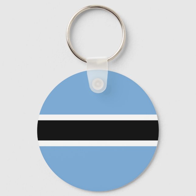 Flag of Botswana Keychain (Front)