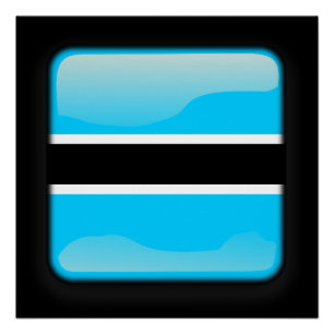 Flag of Botswana Poster