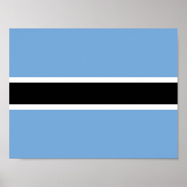 Flag of Botswana  Poster (Front)