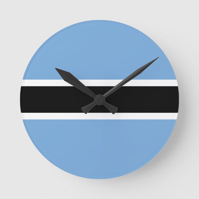 Flag of Botswana Wall Clock (Front)