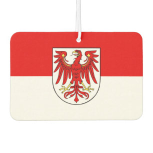 Flag of Brandenburg Rectangular Sticker Air Freshener