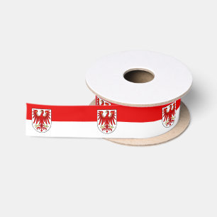 Flag of Brandenburg Satin Ribbon