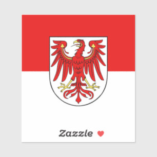Flag of Brandenburg Vinyl Sticker