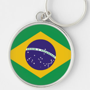 Flag of Brazil Bandeira do Brasil Keychain