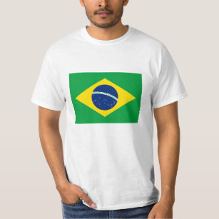 Brazil Flag Yellow T-Shirt