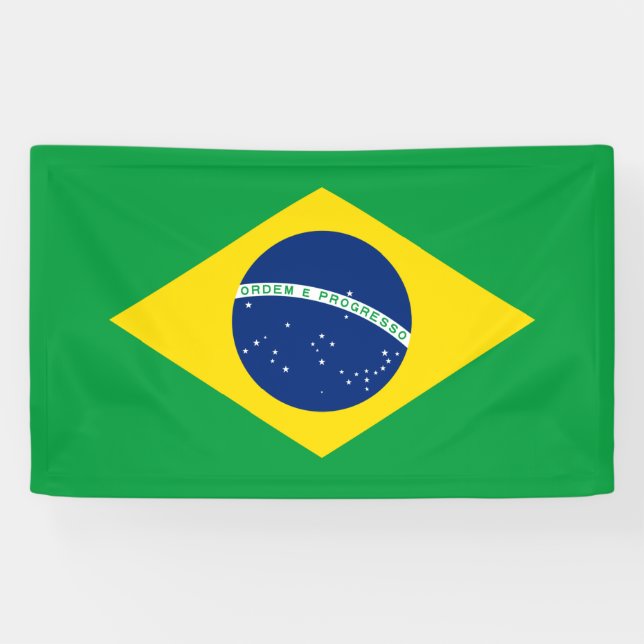 Flag of Brazil Banner (Horizontal)