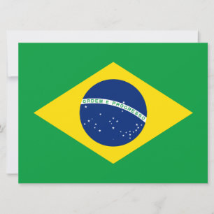 Flag of Brazil Card
