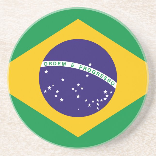 Flag of Brazil Coaster (Front)