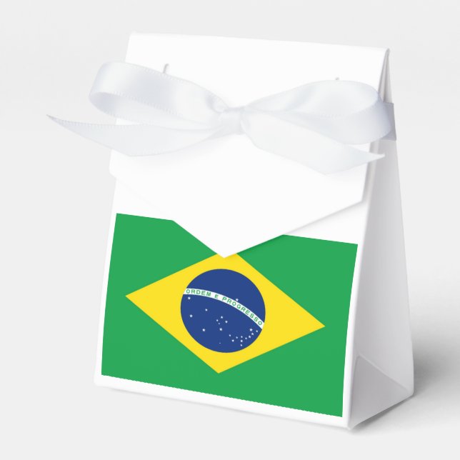 Flag of Brazil Favor Box (Front Side)