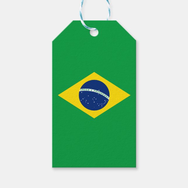 Flag of Brazil Gift Tag (Front)