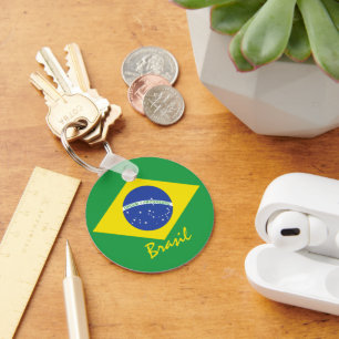 Flag of Brazil Keychain