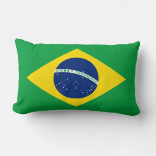 Flag of Brazil Lumbar Pillow
