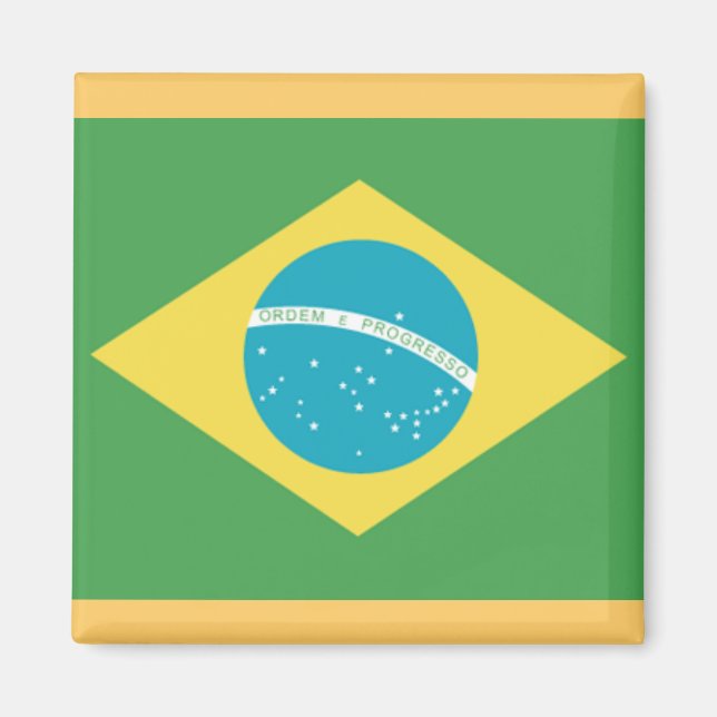 Flag of Brazil Magnet (Front)