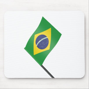 Flag of Brazil Mouse Pad