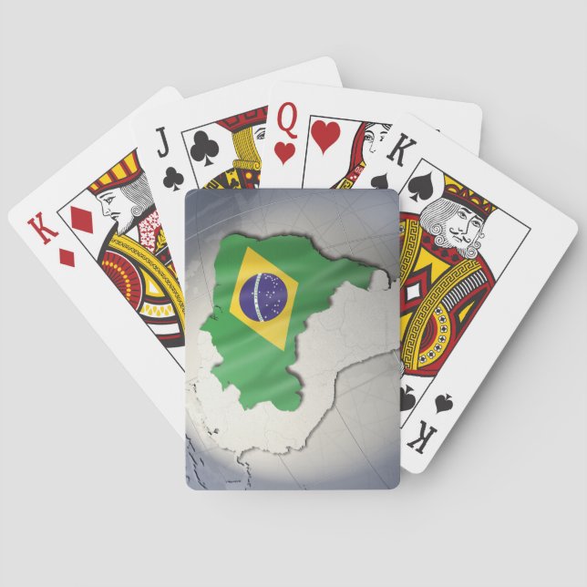 Flag of Brazil Playing Cards (Back)