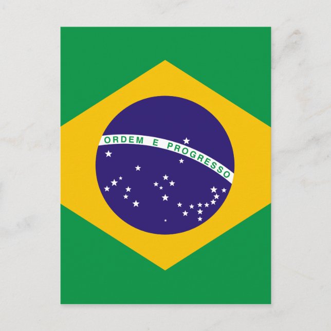 Flag of Brazil Postcard (Front)