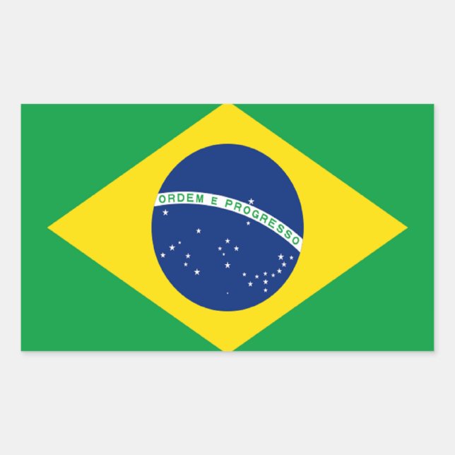 Flag of Brazil Sticker (Front)