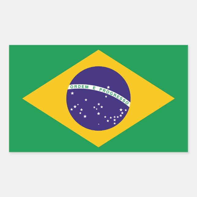 Flag of Brazil Sticker (Front)