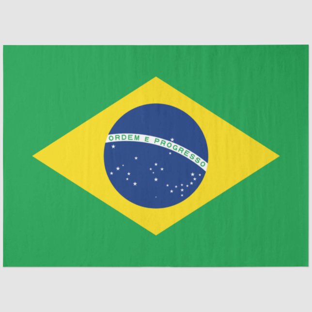 Flag of Brazil Tissue Paper (Front)