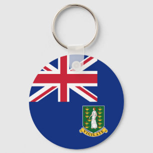 Flag of British Virgin Islands Keychain