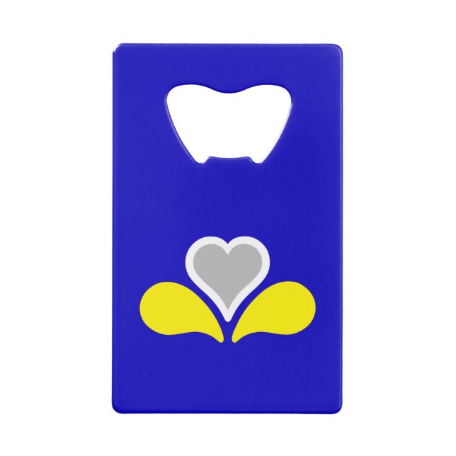 Flag of Brussels, Belgium Credit Card Bottle Opene Credit Card Bottle Opener (Front)
