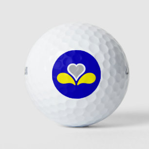 Flag of Brussels, Belgium Golf Balls
