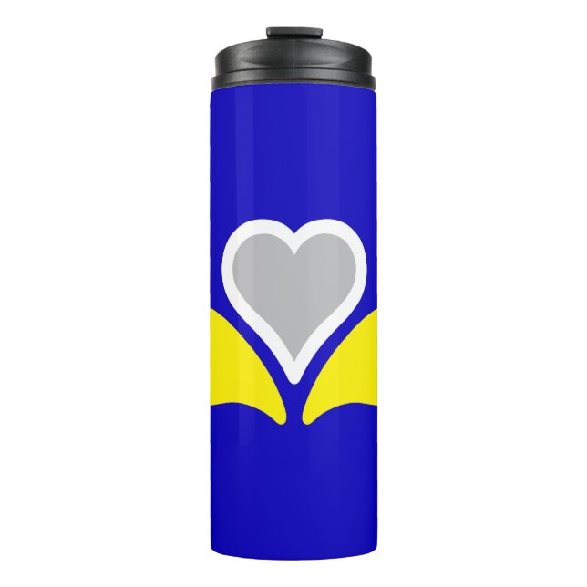 Flag of Brussels, Belgium Thermal Tumbler (Front)