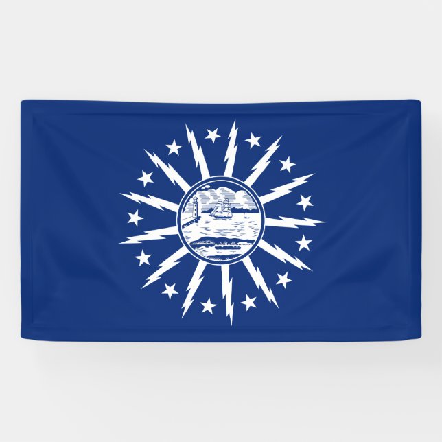 Flag of Buffalo (City in New York State) Banner (Horizontal)