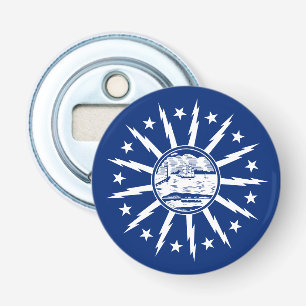 Flag of Buffalo, New York Bottle Opener