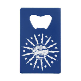 Flag of Buffalo, New York Credit Card Bottle Opene Opener