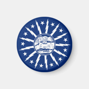 Flag of Buffalo, New York Magnet