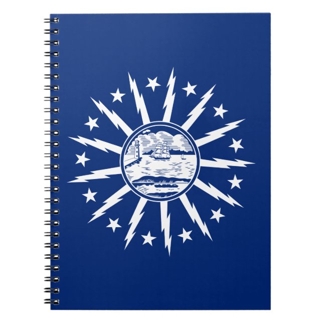 Flag of Buffalo, New York Notebook (Front)