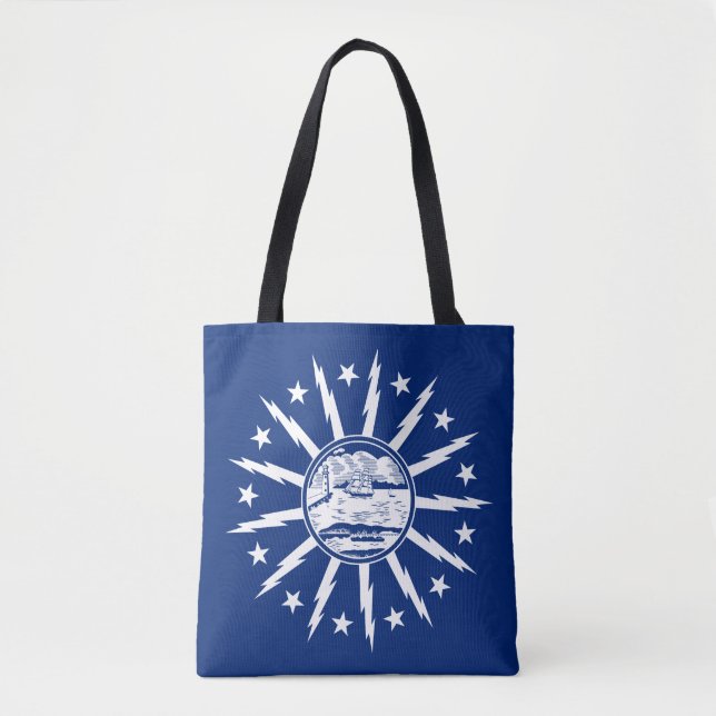 Flag of Buffalo, New York Tote Bag (Front)