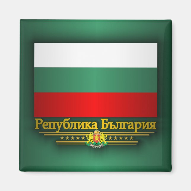 Flag of Bulgaria Magnet (Front)