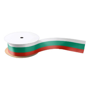 Flag of Bulgaria or Bulgarian Satin Ribbon