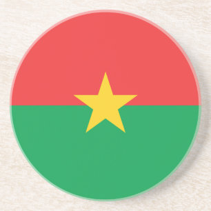 Flag of Burkina Faso Coaster