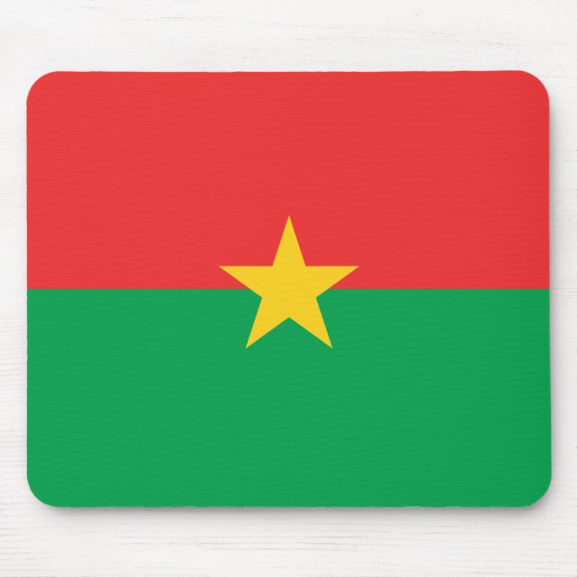 Flag of Burkina Faso Mouse Pad (Front)