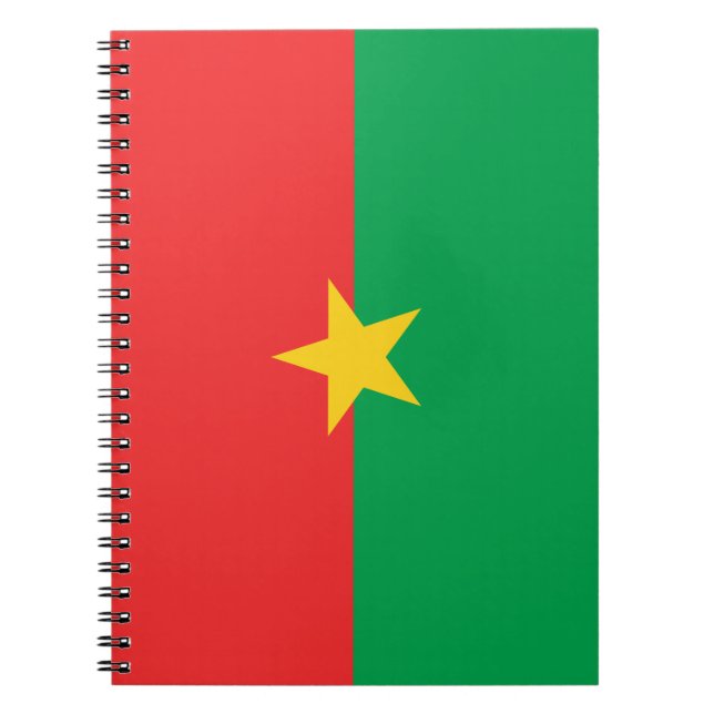 Flag of Burkina Faso Notebook (Front)