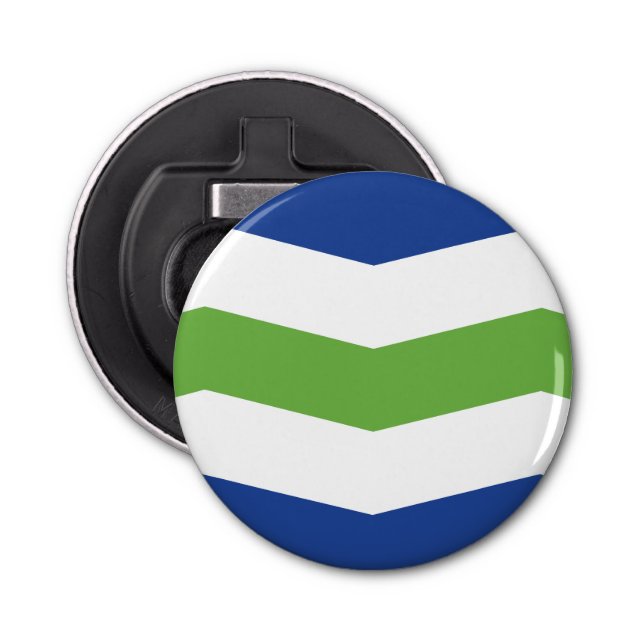 Flag of Burlington, Vermont Bottle Opener (Front)