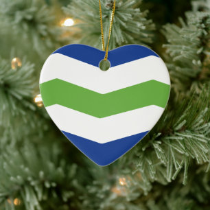 Flag of Burlington, Vermont Ceramic Ornament