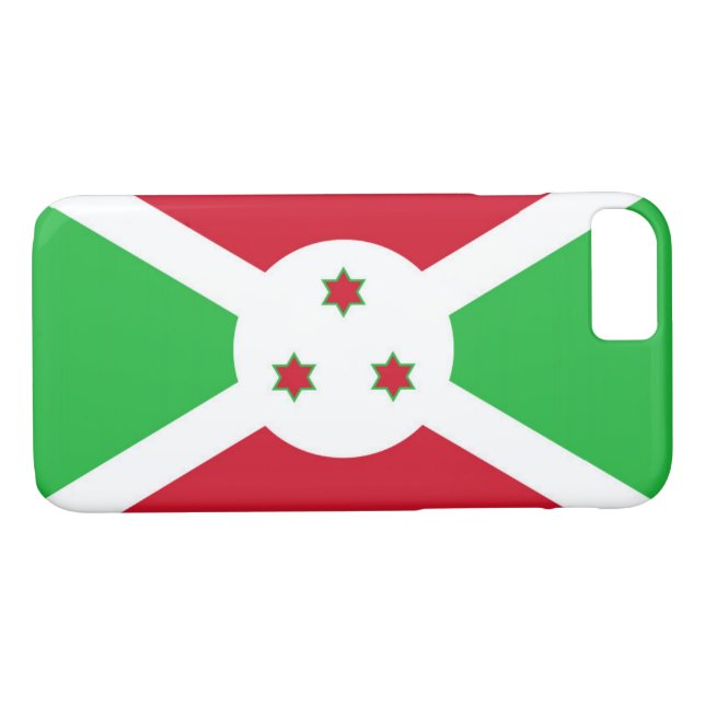 Flag of Burundi Case-Mate iPhone Case (Back (Horizontal))