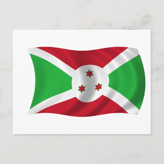 Flag of Burundi Postcard (Front)